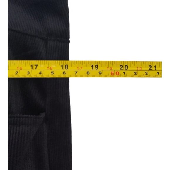 Alishebuy Women's Black Polyester 2XL Corduroy Flare Pants, NWT. - Picture 6 of 6